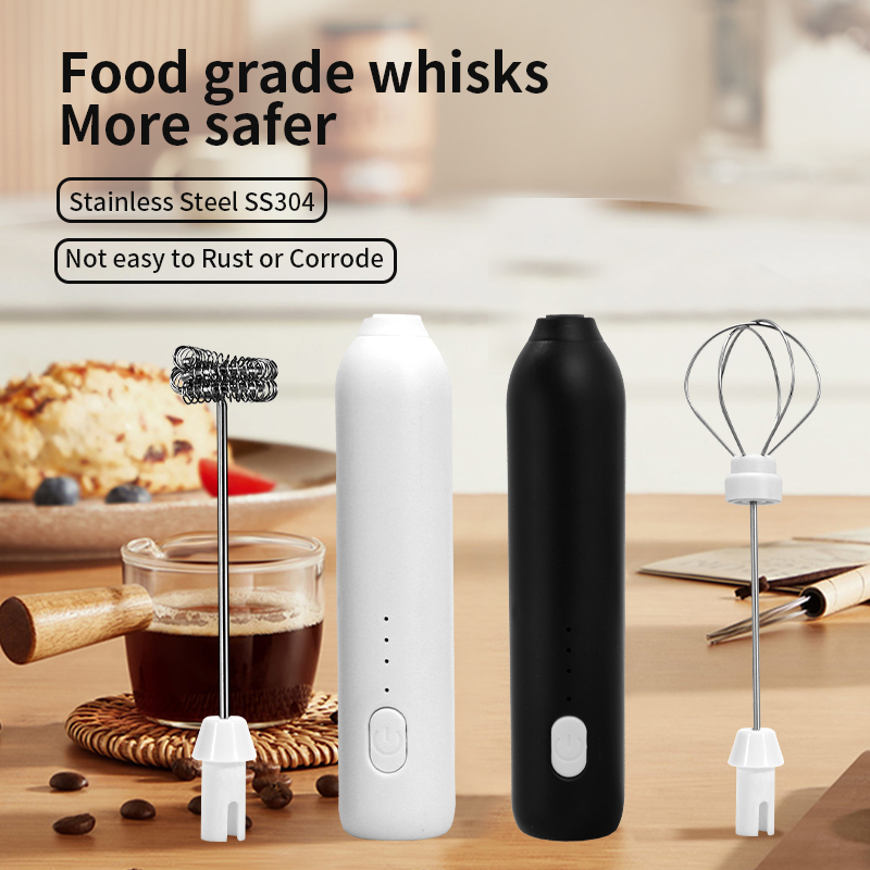 Electric Milk Frother Handheld - Elektryczny spieniacz do kawy 2 w