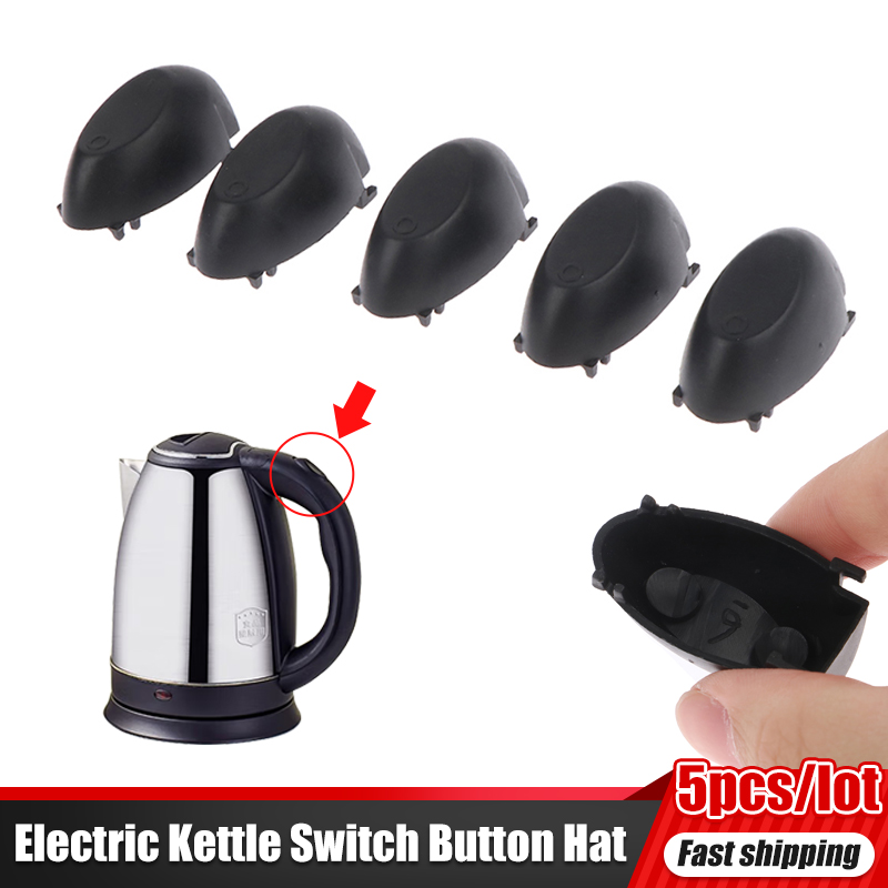 Electric Kettle Temperature Control - 5 szt. Czarny przycisk przełącznika czajnika