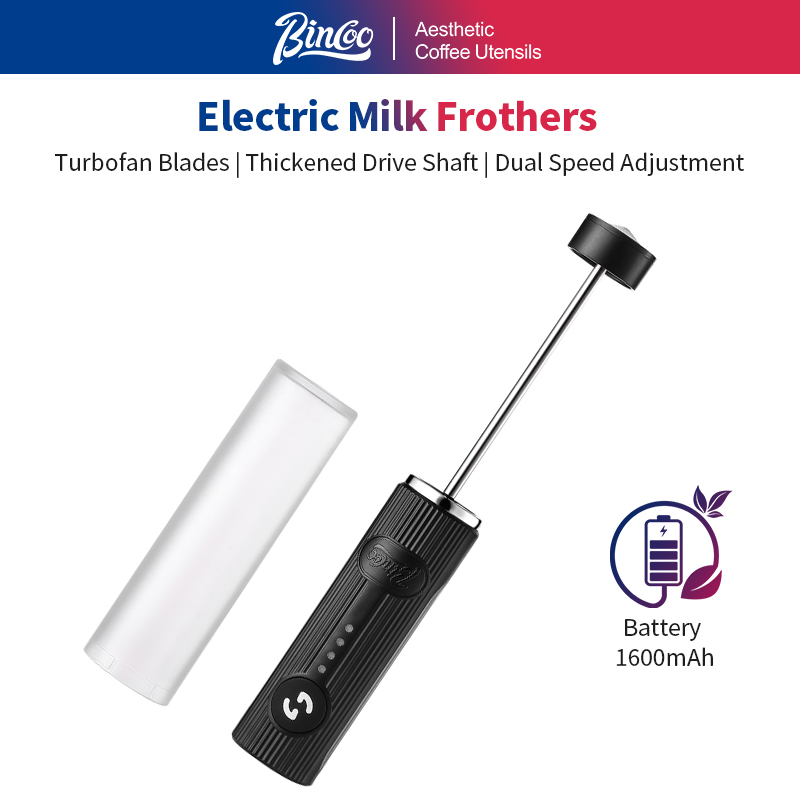 Electric Milk Frother Handheld - Elektryczny spieniacz do kawy BINCOO, ładowany