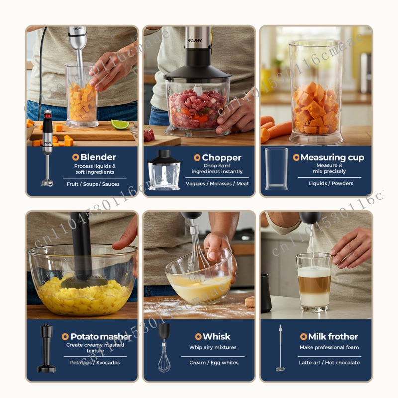 Zestaw blendera ręcznego 6-w-1 – Immersion Hand Blender Set recenzja i cena