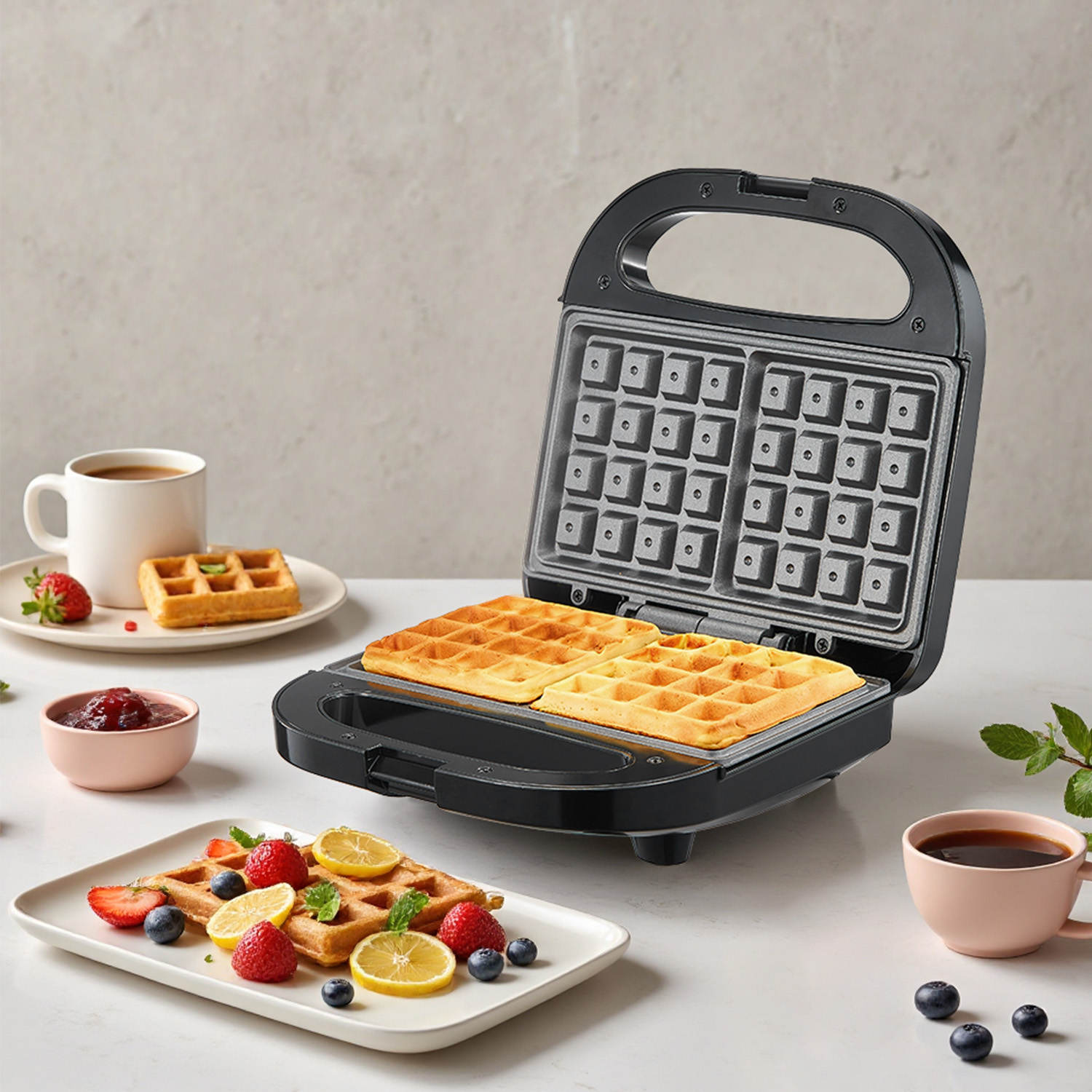 Maszyna do gofrów belgijskich  – Mini Waffle Maker Machine recenzja i cena
