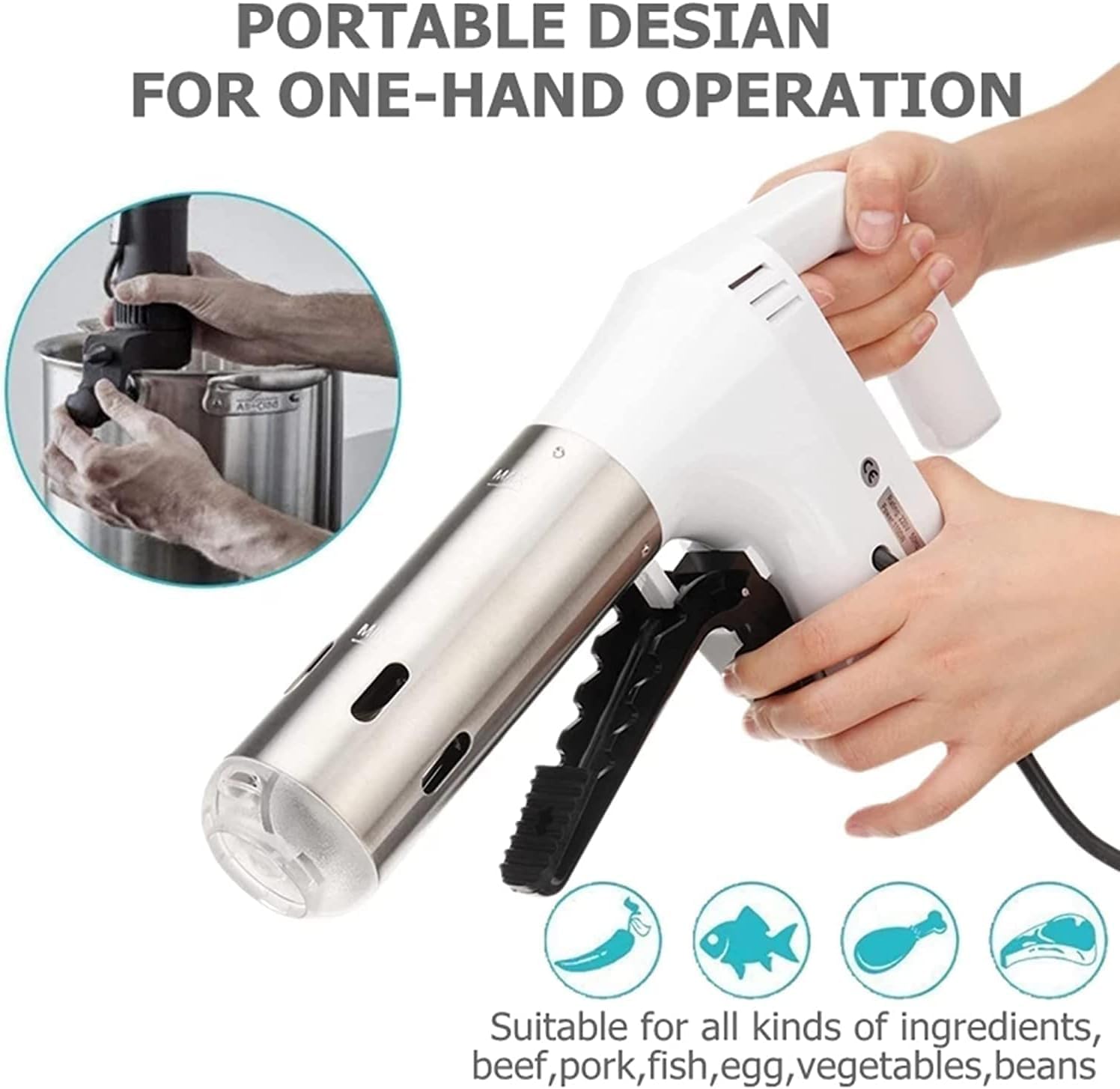 SmartChef Sous Vide Machine 18 – Digital Sous Vide Precision Cooker recenzja i cena