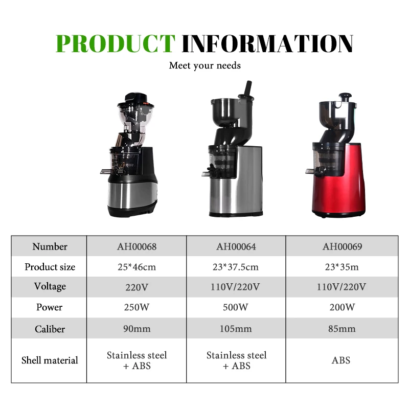 Automatyczna wyciskarka do owo – Electric Slow Juicer Cold Press recenzja i cena